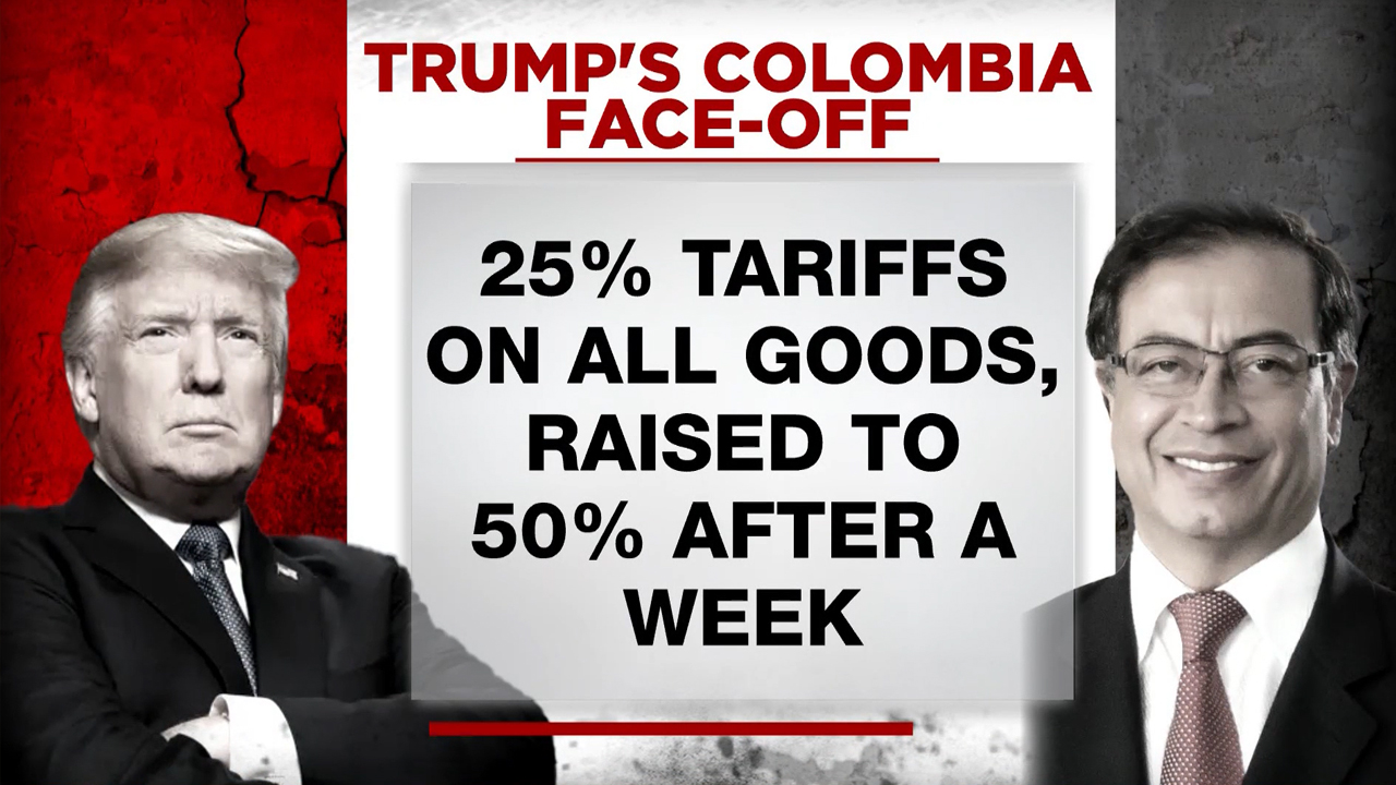 US-Colombia Face-Off Over Deportations, Trump's Opening Move: Tariff War With Colombia