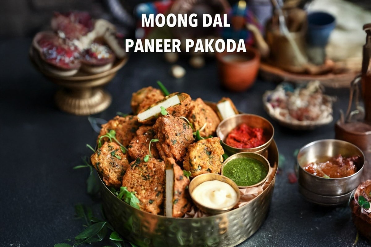 Moong Dal Paneer Pakodas: A Festive Delight by Nidhi Bothra