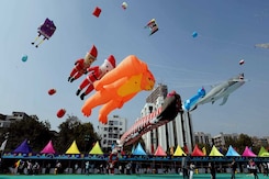 International Kite Festival Kicks Off In Ahmedabad, Foreign Tourists Have A Blast International Kite Festival Kicks Off In Ahmedabad, Foreign Tourists Have A Blast