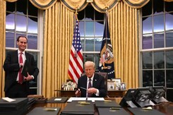 Trump Signs Key Orders To Pardon Capitol Rioters, Withdraw From Paris Accord Trump Signs Key Orders To Pardon Capitol Rioters, Withdraw From Paris Accord