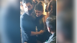 Watch: Mouni Roy Tumbles While Exiting New Year Party. Husband Suraj Nambiar Rescues