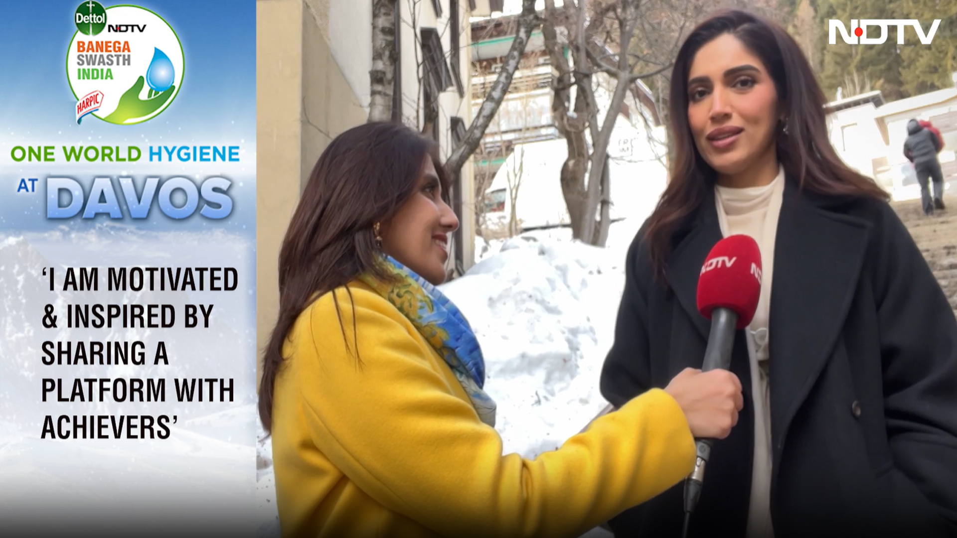 Dettol Banega Swasth India @ Davos 2025 | Actor, Bhumi Pednekar, Talks About Climate-Conscious World