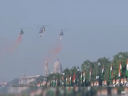 Watch: IAF Choppers Shower Flower Petals During Republic Day Parade In Delhi Watch: IAF Choppers Shower Flower Petals During Republic Day Parade In Delhi