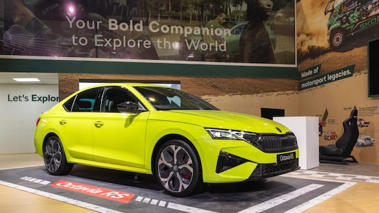 Bharat Mobility Expo 2025: Skoda Octavia vRS Showcased