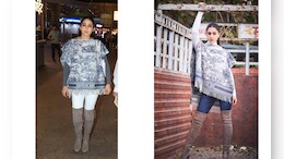 Sara Ali Khan Re-Wears Her Rs 1.15 Lakh Christian Dior Poncho With Boots