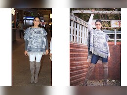 Sara Ali Khan Re-Wears Her Rs 1.15 Lakh Christian Dior Poncho With Boots