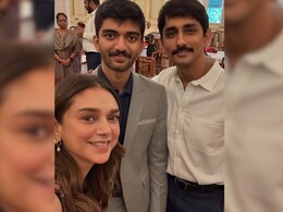 Aditi Rao Hydari And Siddharth Meet Chess Champion D Gukesh, Call Him "A True Hero"