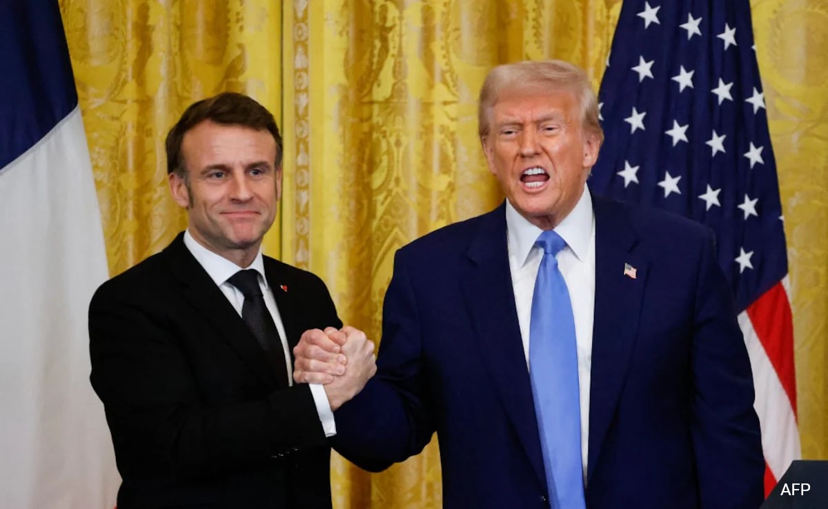 Trump Claims He Used 25% Tariff Threat To Make Macron Relent On Drug Prices