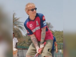Ed Sheeran Plays Cricket With Rajasthan Royals Stars, Pays Tribute To Shane Warne