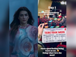 A <i>Tere Ishk Mein</i> Update: Kriti Sanon Begins Filming - "Such A Good Feeling" A <i>Tere Ishk Mein</i> Update: Kriti Sanon Begins Filming - "Such A Good Feeling"