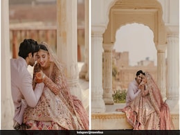 Mawra Hocane Is A Picture Of Sheer Elegance In A <i>Gharara</i> For Her <i>Walima</i> Mawra Hocane Is A Picture Of Sheer Elegance In A <i>Gharara</i> For Her <i>Walima</i>