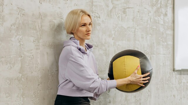 Wall squats are an excellent exercise to strengthen muscles, improve posture & enhance endurance