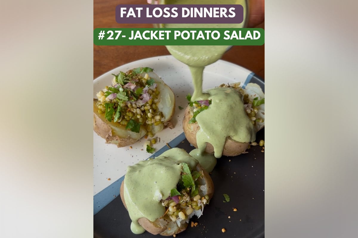 Chitwan Garg's Fat Loss Dinner: Jacket Potato Salad Recipe
