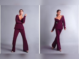Shriya Saran's "Boss Mode" Is On In A Chic Burgundy Pantsuit Shriya Saran's "Boss Mode" Is On In A Chic Burgundy Pantsuit
