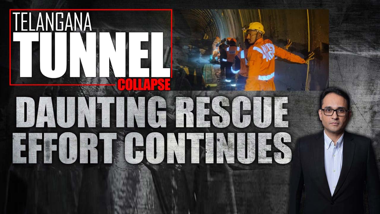 Daunting Telangana Tunnel Rescue Continues