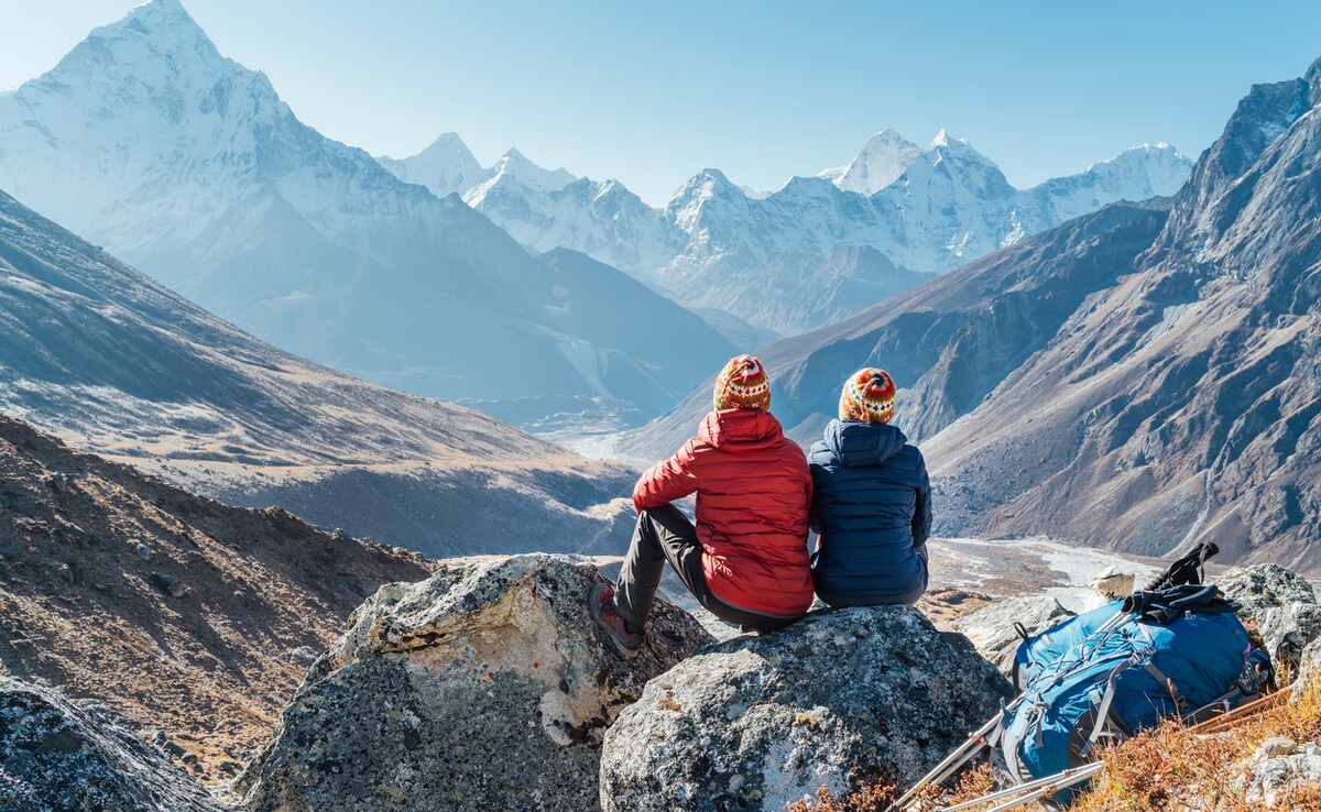 Reaching the top is so worth all the pain! Photo: iStock Reaching the top is so worth all the pain! Photo: iStock