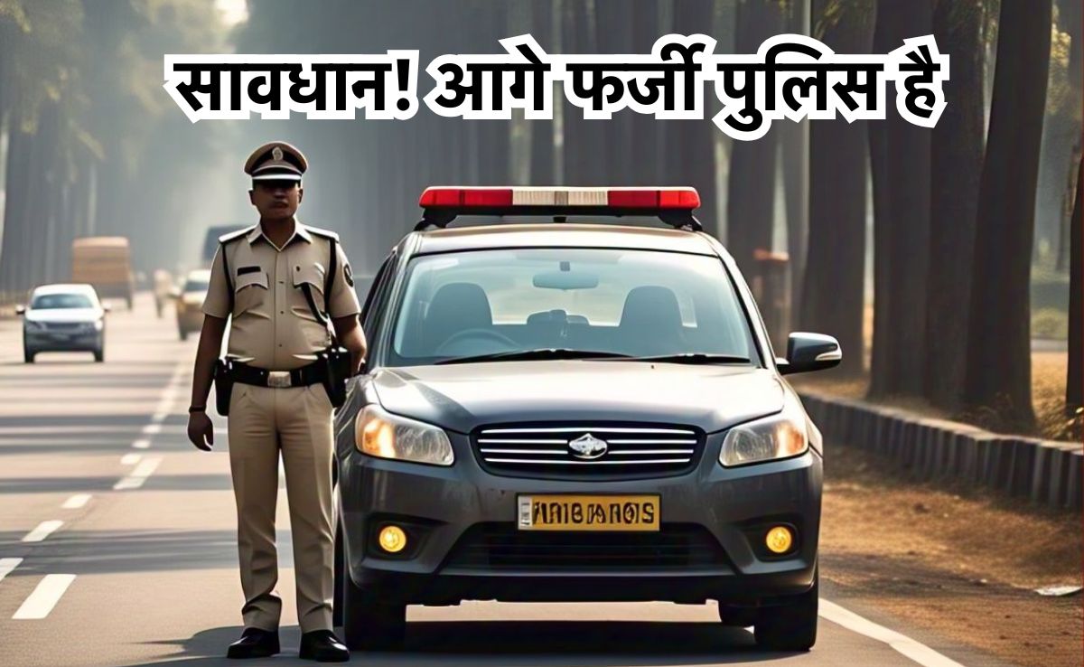 Fake Police: फर्जी पुलिस और दरोगा कर रहे थे गाड़ियों की चेकिंग...और आ धमकी पुलिस!