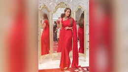 Malaika Arora, In A Red <i>Saree</i>, Wonders Why She Doesn't Wear One Often. We Agree