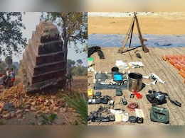 Sukma:नक्सली हिड़मा को बड़ी चोट, सुरक्षा बलों ने स्मारक किया ध्वस्त, डंप हथियार-विस्फोटक भी बरामद 