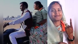 Panchayat Chunav : पति के साथ बाइक पर बैठकर वोट देने पहुंचीं विष्णु कैबिनेट की मंत्री