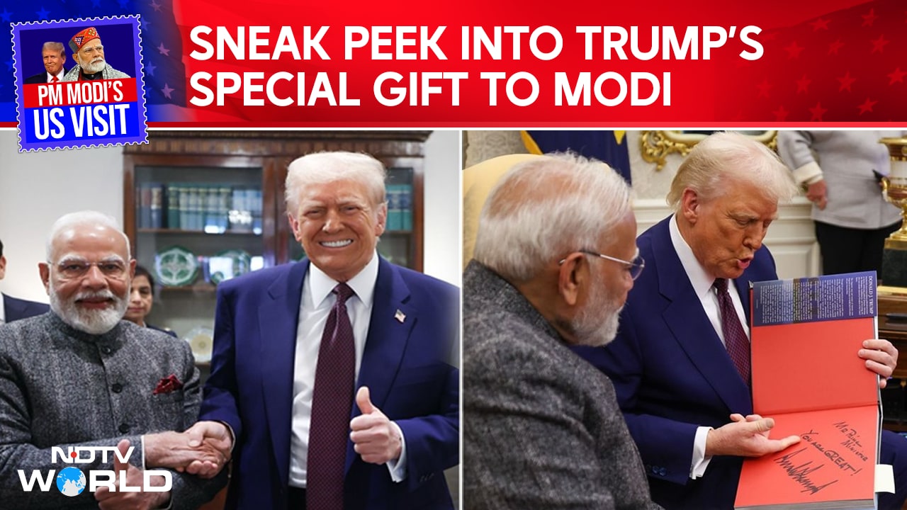 Modi Trump Meet | Here's What Donald Trump Gifted To PM Modi | Trump's Special Gift To Modi