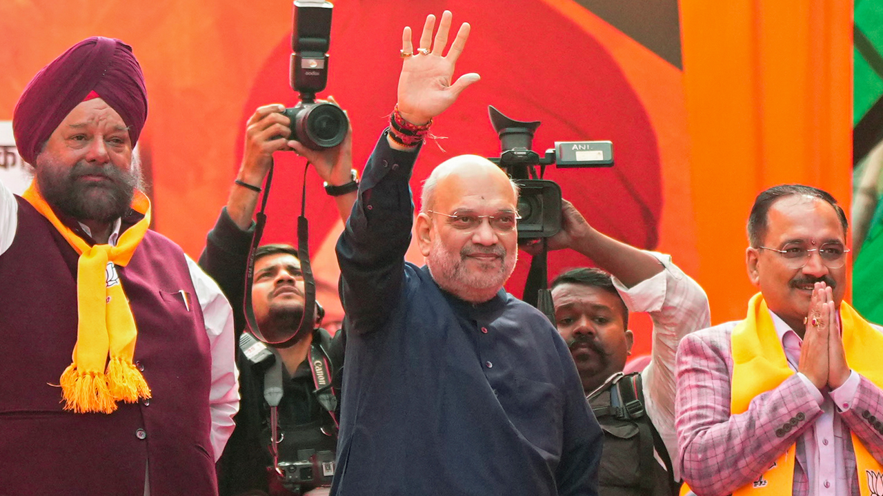 "AAP Losing Elections For Sure": Amit Shah Campaigns In Delhi