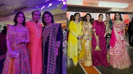 Aadar-Alekha's Mehendi: Kapoor Ladies Karisma, Neetu, And Riddhima Groove To <i>Mehndi Hai Rachnewali</i>