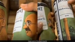 "Will Disappear Soon": Russian Beer Brand On Mahatma Gandhi Pics On Cans