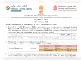 UGC NET दिसंबर 2024 रिजल्ट, सबजेक्ट और कैटेगरी वाइज Cutoff Marks के लिए डायरेक्ट लिंक UGC NET दिसंबर 2024 रिजल्ट, सबजेक्ट और कैटेगरी वाइज Cutoff Marks के लिए डायरेक्ट लिंक