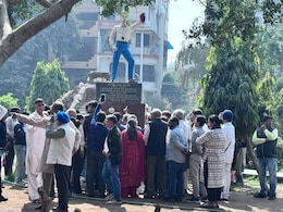 "For 10 Years..." BJP MLA Questions AAP Over Damaged Bhagat Singh Statue "For 10 Years..." BJP MLA Questions AAP Over Damaged Bhagat Singh Statue
