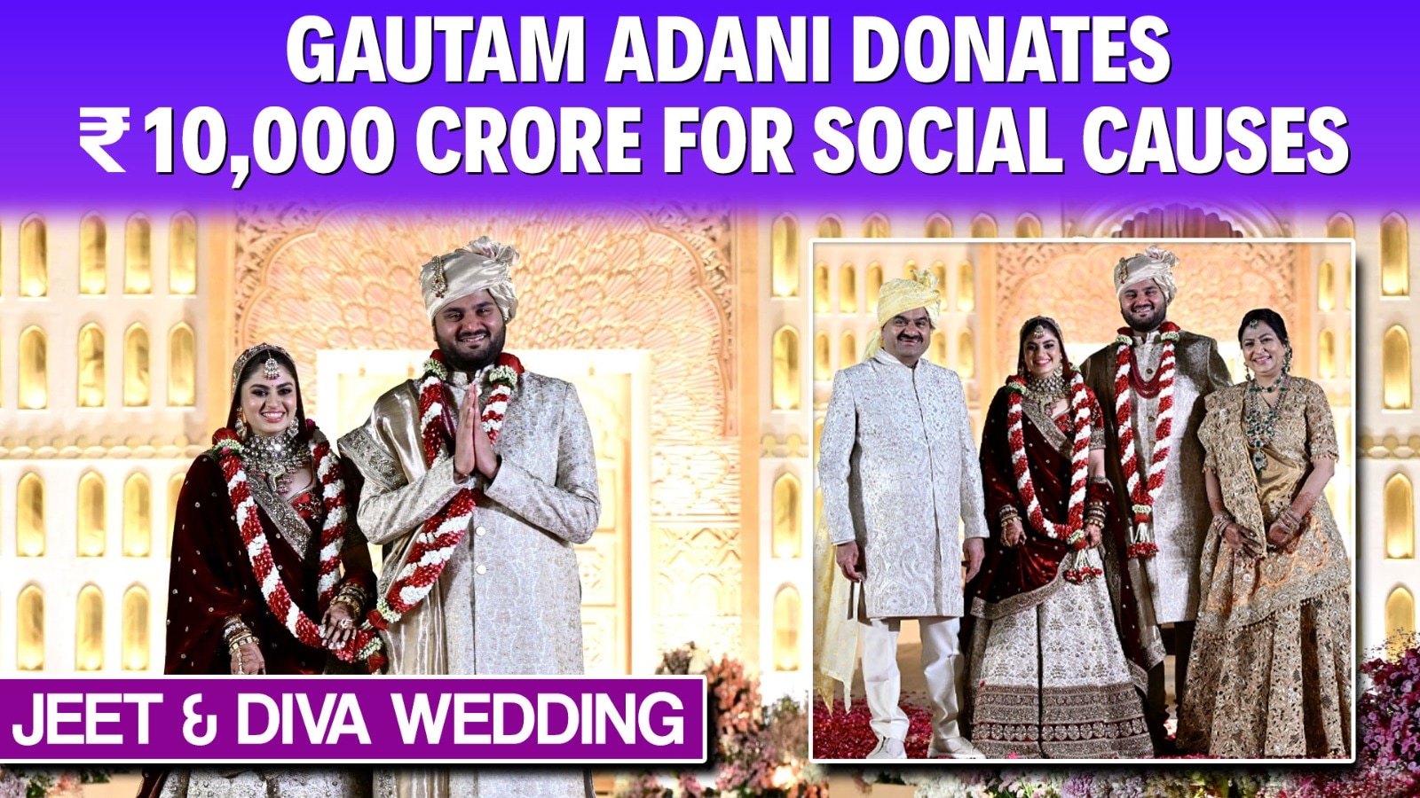 Gautam Adani Donates ₹10,000 Cr For Social Causes At Son's Wedding, Sends Message Of Seva Over Self