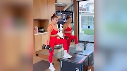 Eva Longoria's Works On Her Glutes With Her Latest Power-Packed Workout