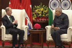 UK's Prince Edward Visits Rajya Bhavan, Meets Vice President Of India UK's Prince Edward Visits Rajya Bhavan, Meets Vice President Of India
