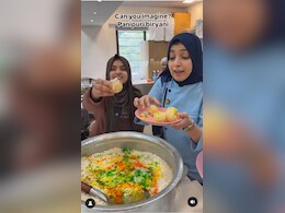 Viral Video: Chef Makes And Serves Pani Puri Biryani, Students Scream "No" Viral Video: Chef Makes And Serves Pani Puri Biryani, Students Scream "No"