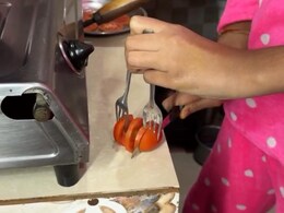 Watch: Woman's <i>'Jugaad'</i> To Slice Tomatoes Using Fork Gets Over 30 Million Views Watch: Woman's <i>'Jugaad'</i> To Slice Tomatoes Using Fork Gets Over 30 Million Views
