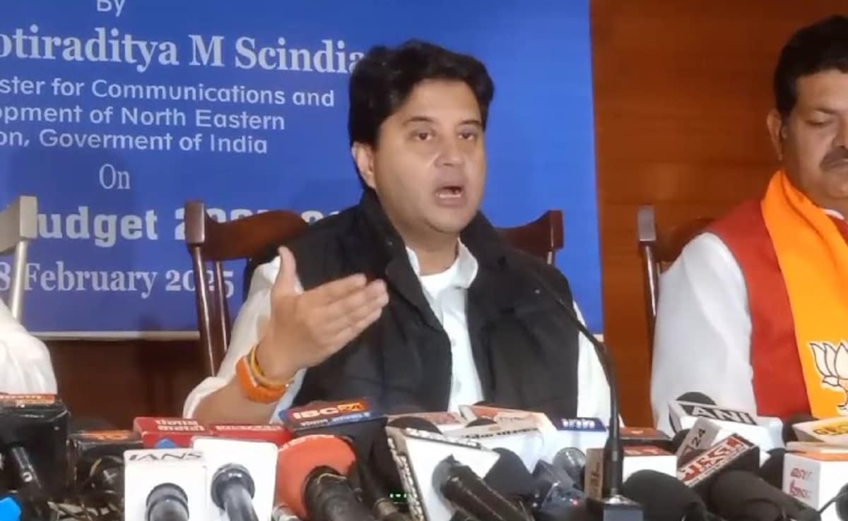 New Delhi Министърът на комуникациите Jyotiraditya M Scindia в четвъртък