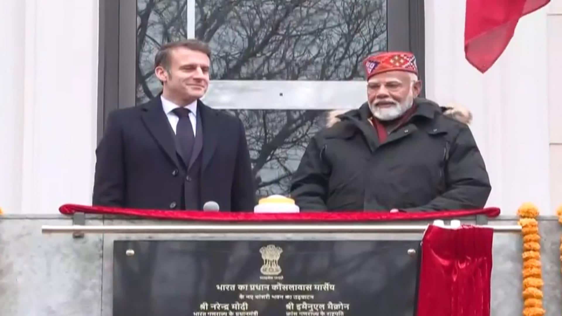 PM Modi, French President Inaugurate Indian Consulate In Marseille