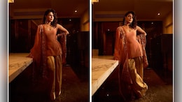 Priyanka Chopra In A Beautiful Orange Suit Is Ethnic-Chic Perfection