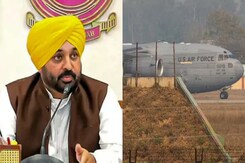 Bhagwant Mann's "Defame Punjab" Claim Over Deportation Flights, BJP's Reply Bhagwant Mann's "Defame Punjab" Claim Over Deportation Flights, BJP's Reply