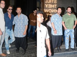 A Khan-Tastic Reunion: Shah Rukh, Salman At Aamir's Son's <i>Loveyapa</i> Screening