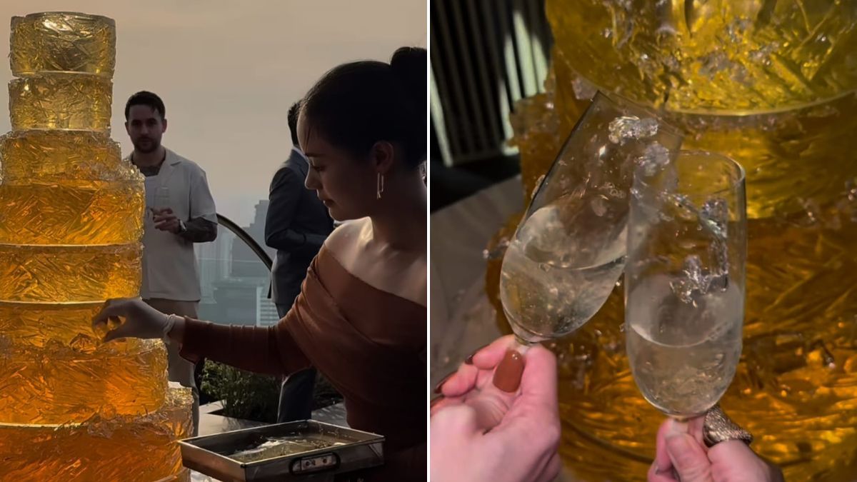 Viral Video: This Nine-Tiered Wedding Cake Is Every Jelly Lover's Dream