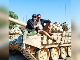 Varun Dhawan Shares A BTS Pic With Sunny Deol From <i>Border 2</i> Set: "Sunny Days"