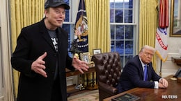 Donald Trump Holds First Cabinet Meeting In Second Term, Elon Musk Attends