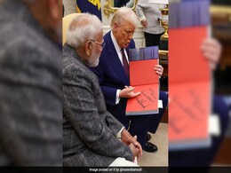 Trump Gifts Signed Copy Of His Book To PM Modi, Says "You Are Great" Trump Gifts Signed Copy Of His Book To PM Modi, Says "You Are Great"