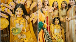 Mawra Hocane Stuns In A Yellow <i>Sharara</i> Set For Her <i>Haldi</i> Festivities