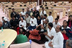 Suspended After Row, 6 Rajasthan Congress MLAs Spend Night In Assembly Suspended After Row, 6 Rajasthan Congress MLAs Spend Night In Assembly
