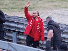 Lewis Hamilton Confident Of Ferrari Glory After Taking Wheel Of New F1 Car Lewis Hamilton Confident Of Ferrari Glory After Taking Wheel Of New F1 Car