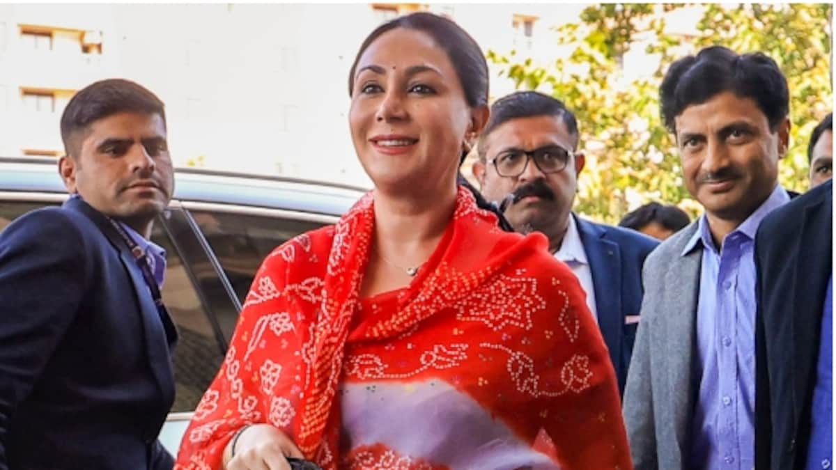 Diya Kumari Interview: 'सीतारमण को देखकर हैंडक्राफ्टेड साड़ी पहनी',  राजस्थान में बजट भाषण के बाद बोलीं दिया कुमारी | Exclusive: FM Diya Kumari  First Interview after presenting ...