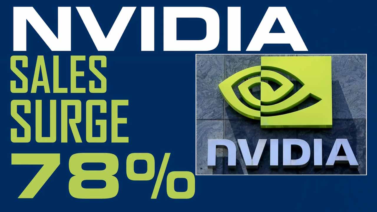 Nvidia Sales Surge 78% Despite Market Uncertainty Over AI Chips
