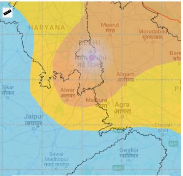 क्या आपको पता है कल आधी रात दिल्ली में आया था भूकंप!